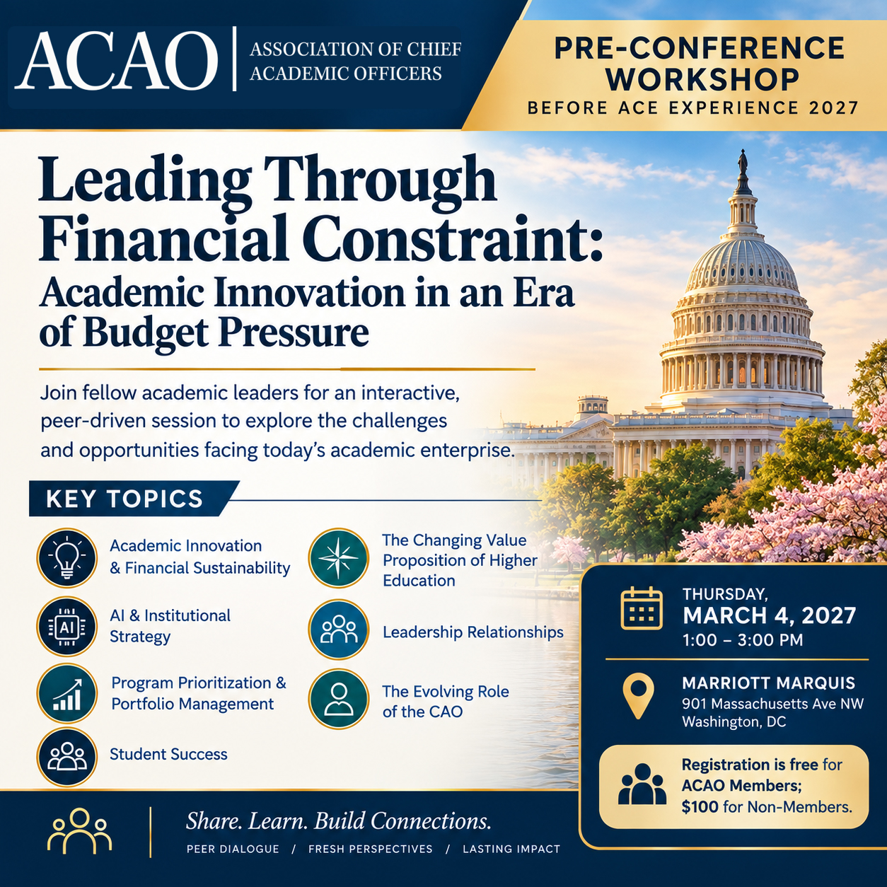 ACAO Pre-Conference Workshop at ACE Experience 2027